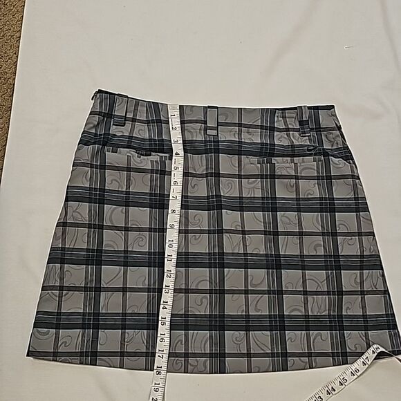 Nike Golf Dri-fit plaid Skort size 12 - Picture 4 of 9